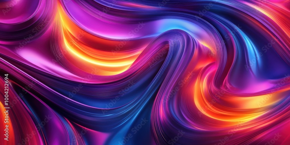 Obraz premium abstract background with colorful lines