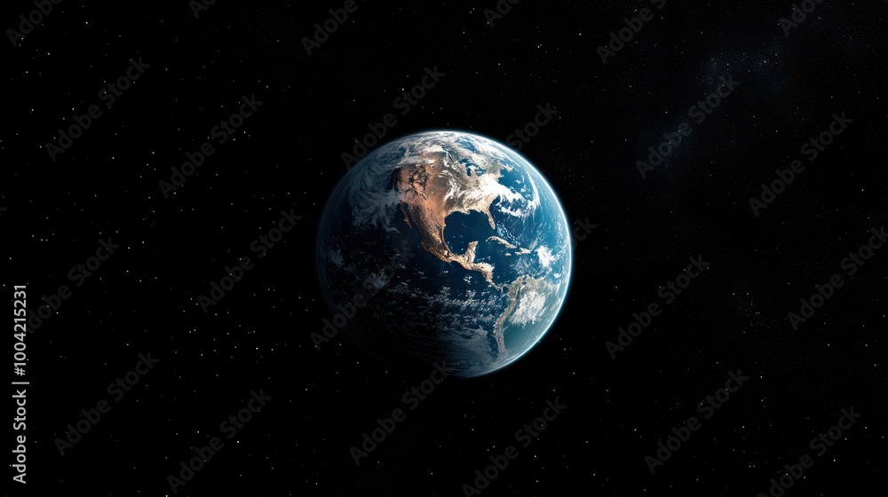 A stunning view of Earth from space, showcasing its vibrant blues and greens against the vastness of the cosmos. A stunning view of Earth from space, showcasing its vibrant blues and greens against the vastness of the cosmos.