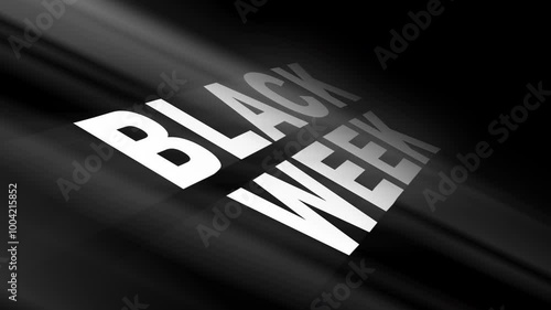 Black Flag Animation Highlighting Black Week Deals