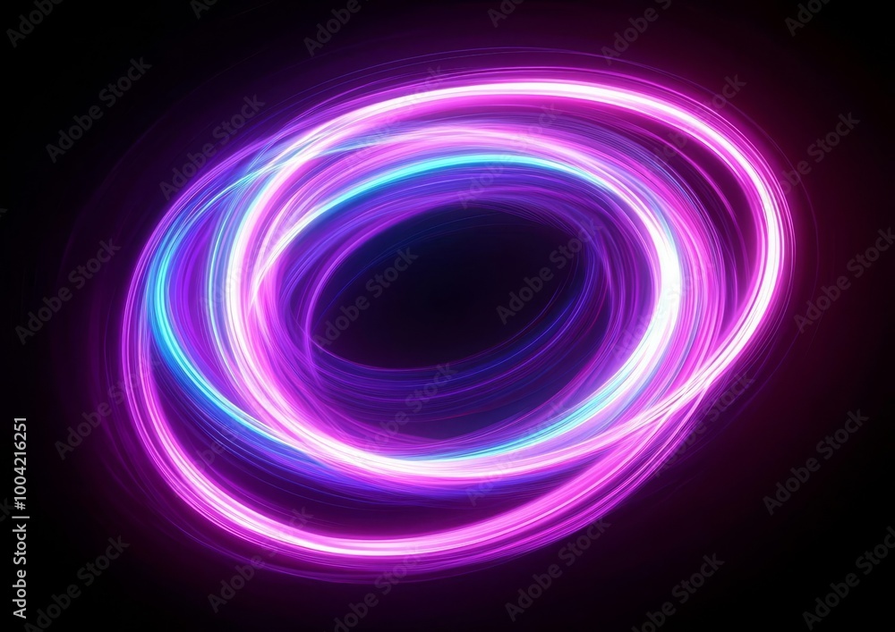 Dynamic Neon Vortex Vibrant Swirling Lines in Abstract Motion and Energy Flow Dynamic Neon Vortex Vibrant Swirling Lines in Abstract Motion and Energy Flow