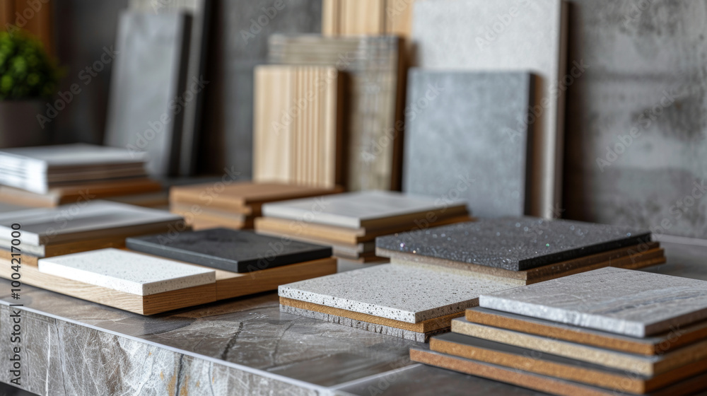 Material sample books for selecting finishes and materials for projects Material sample books for selecting finishes and materials for projects