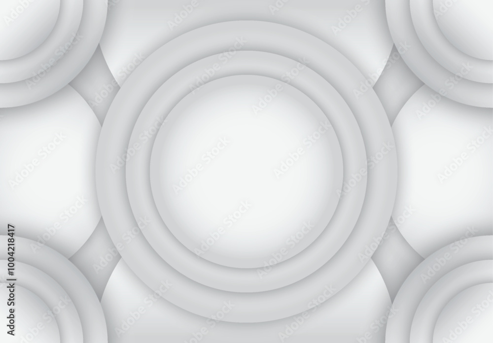Background of stacked circles with a large circle in the middle Background of stacked circles with a large circle in the middle