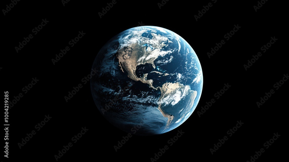 A stunning view of Earth from space, showcasing vibrant blues and greens against a dark backdrop. A stunning view of Earth from space, showcasing vibrant blues and greens against a dark backdrop.