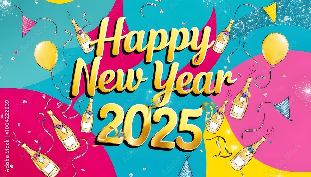 happy new year 2025 social media cover page and background happy new year 2025 social media cover page and background