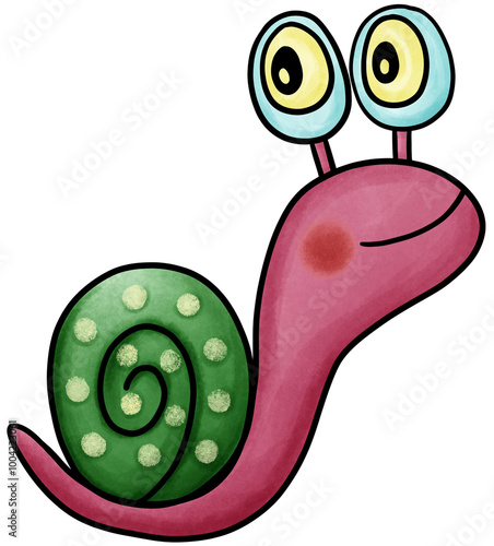 snail running color 1