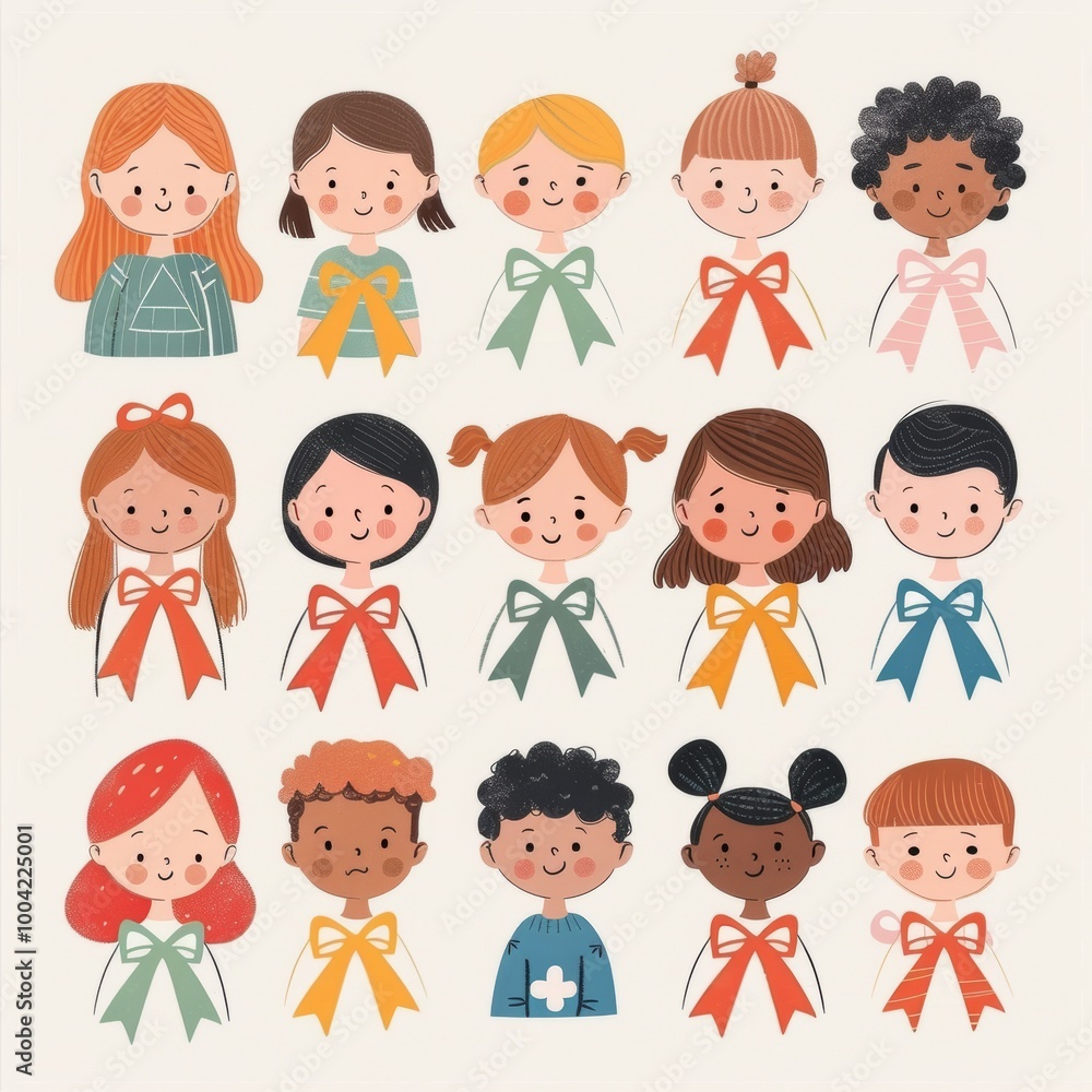 Hope in Little Fighters - Children and Cancer Awareness Ribbons in Various Scenarios Hope in Little Fighters - Children and Cancer Awareness Ribbons in Various Scenarios