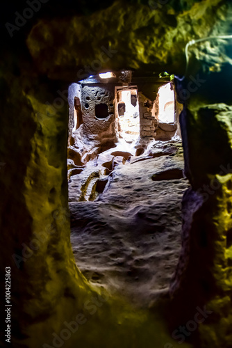 Eski Gümüşler (Old Silver) Monastery The monastery with the Smiling Virgin Mary image, one of the first Christian monasteries in Anatolia From Niğde Turkiye photo