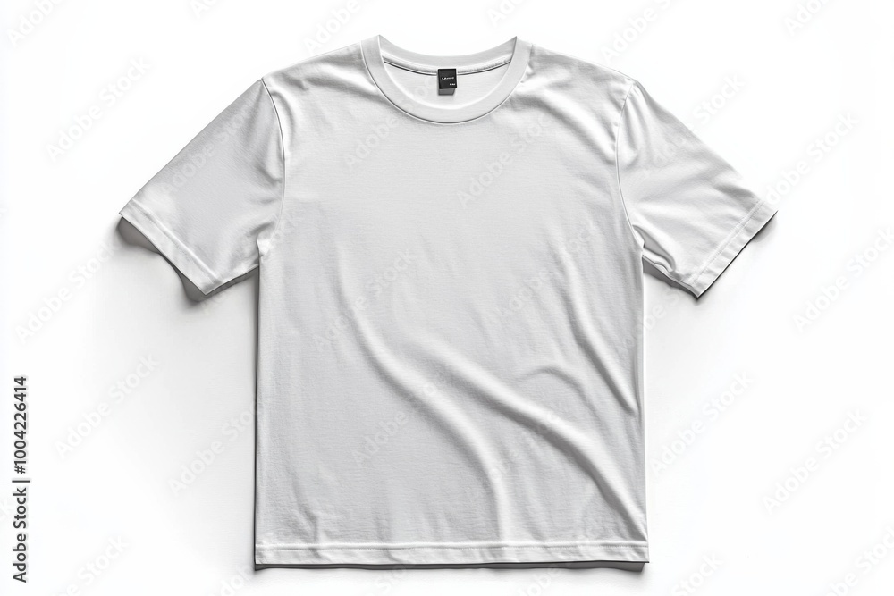 White Tshirt Mockup Isolated created with Generative AI White Tshirt Mockup Isolated created with Generative AI