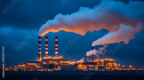 Illuminated Coal Power Plan...