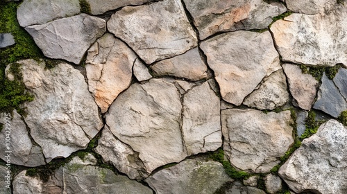 Earthy stone background featuring rough uneven textures weathered and aged stone walls cracked and mossy surfaces and natural stone formations A rugged organic aesthetic with a minimal abstract