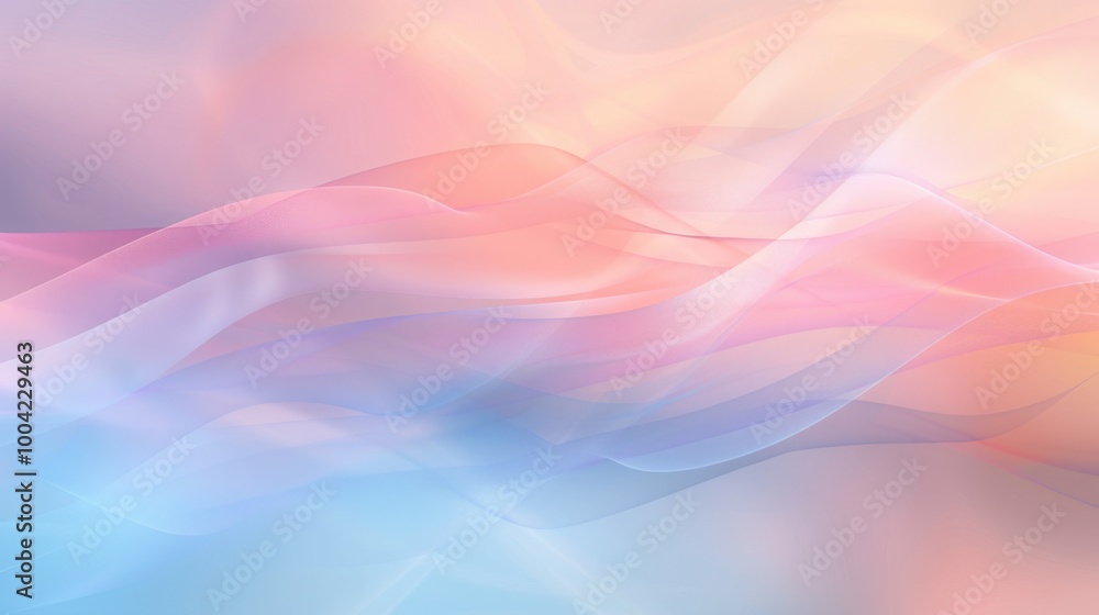 Soft Waves of Colorful Abstract Background Soft Waves of Colorful Abstract Background
