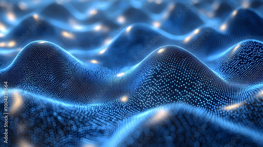 Abstract 3D Digital Data Lines Illustration Abstract 3D Digital Data Lines Illustration