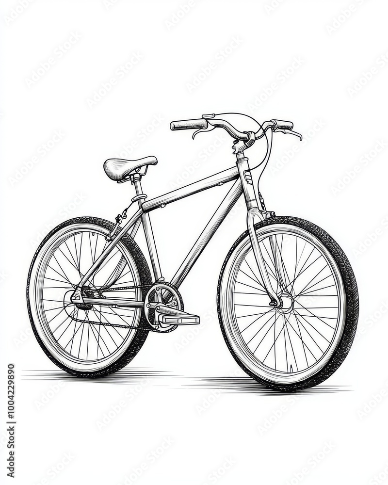 Minimalist Line Drawing of a Bicycle Simple Freedom in Clean BackgroundFree Design Minimalist Line Drawing of a Bicycle Simple Freedom in Clean BackgroundFree Design
