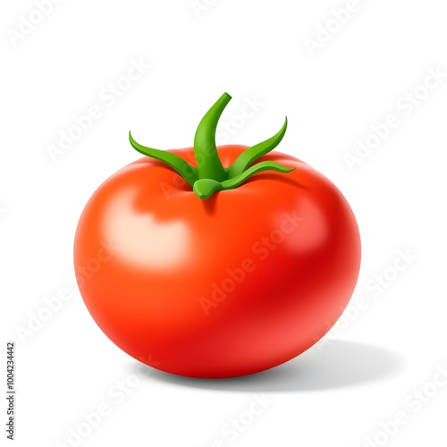 Wallpaper Mural Cute Low-Poly Tomato Torontodigital.ca