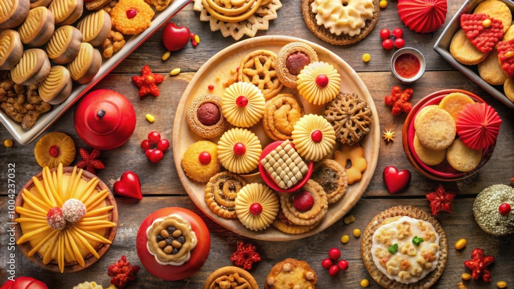 Assorted Festive Cookie Collection for Chinese New Year, Raya, Deepavali Celebrations Assorted Festive Cookie Collection for Chinese New Year, Raya, Deepavali Celebrations