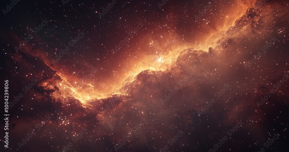 Fototapeta premium Galaxy in space textured background