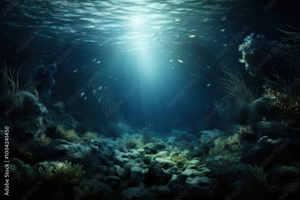 Fototapeta premium Beautiful underwater wildlife outdoors nature.