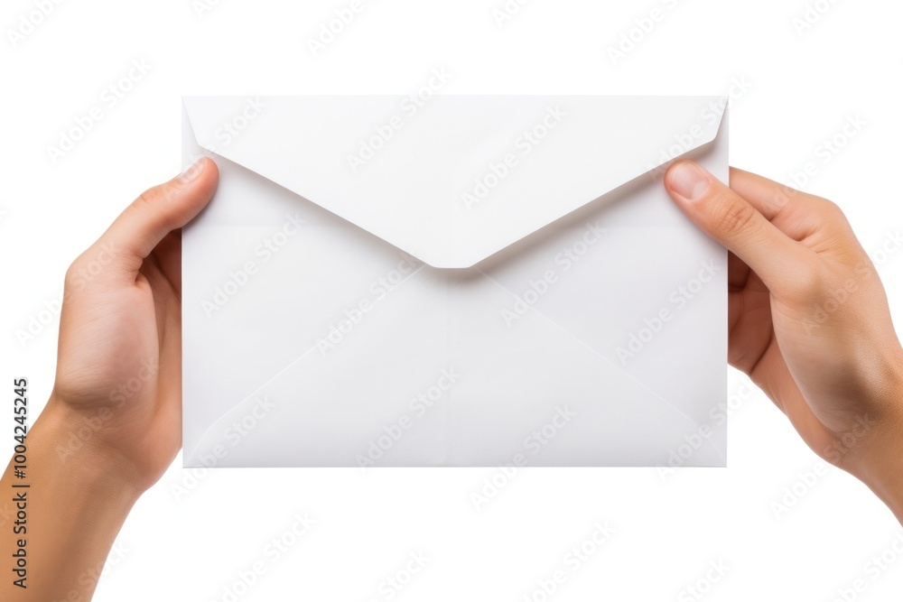 Fototapeta premium Envelope mail holding showing.