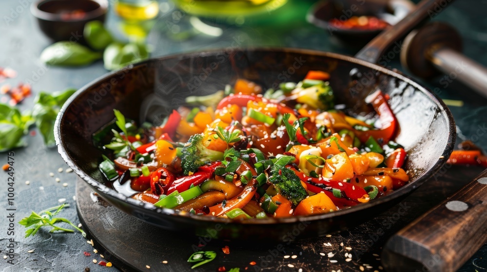 Freshly Prepared Mexican Salsa Served in a Rustic Bowl with Fresh Vegetables and Herbs Freshly Prepared Mexican Salsa Served in a Rustic Bowl with Fresh Vegetables and Herbs