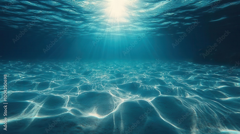 mesmerizing underwater scene with refracted sunlight creating a dance of blue hues soft focus and gentle ripples evoke a sense of tranquility and depth in this aquatic wonderland mesmerizing underwater scene with refracted sunlight creating a dance of blue hues soft focus and gentle ripples evoke a sense of tranquility and depth in this aquatic wonderland