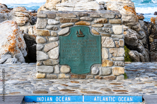 Cape Agulhas, geographic southern tip of Africa, in South Africa.