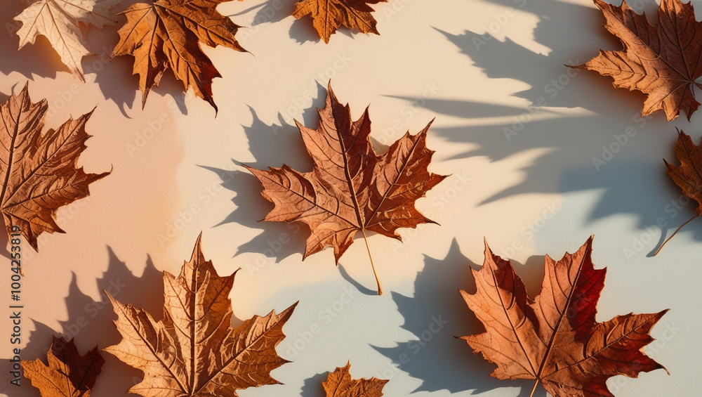 Fototapeta premium autumn leaves background