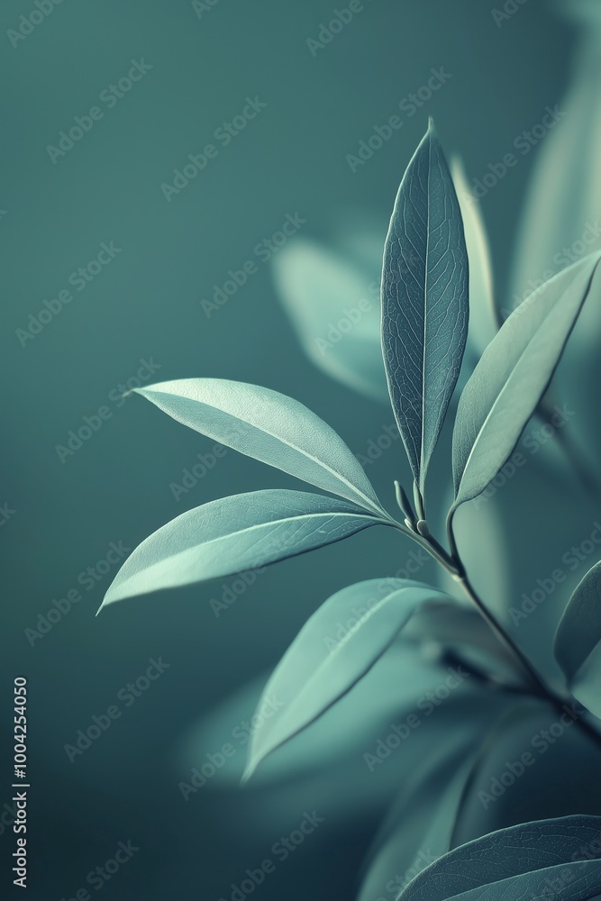 A cluster of elegant green leaves captured with artistic lighting, signifying peace, growth, and natural elegance. A cluster of elegant green leaves captured with artistic lighting, signifying peace, growth, and natural elegance.