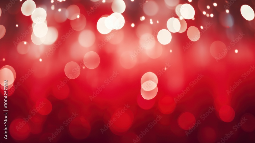Red Bokeh Lights Effect. Blurred Background. Elegant Abstract Defocused Light Dots on Warm Glowing Backdrop. Holiday concept Red Bokeh Lights Effect. Blurred Background. Elegant Abstract Defocused Light Dots on Warm Glowing Backdrop. Holiday concept