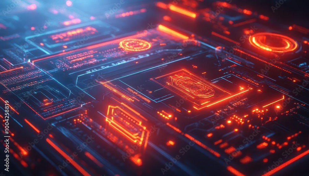 3D printing technology glowing with neon lights and digital holographic blueprints Futuristic Neon High Detail 3D printing technology glowing with neon lights and digital holographic blueprints Futuristic Neon High Detail