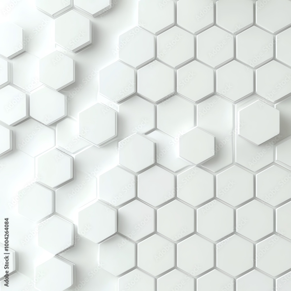 A seamless white hexagonal pattern that adds a modern touch to any design. Ideal for backgrounds and textures in various projects. A seamless white hexagonal pattern that adds a modern touch to any design. Ideal for backgrounds and textures in various projects.