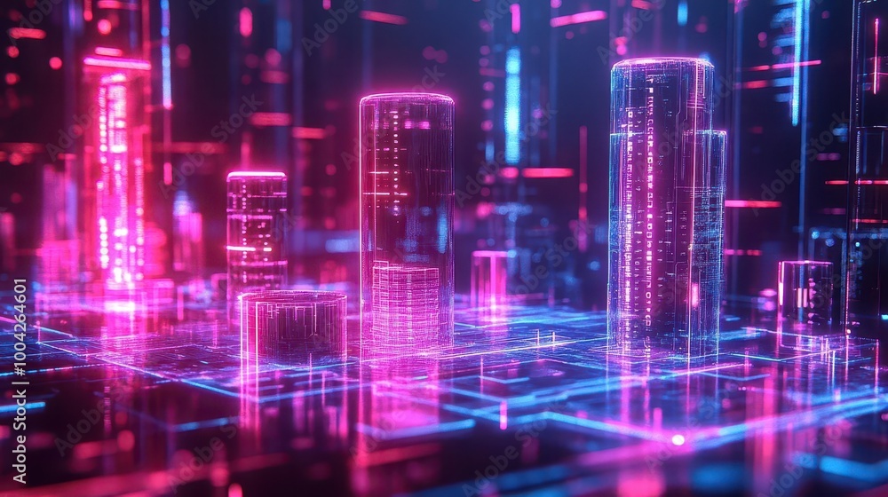 IT consulting services visualized with glowing holographic tools and neon-lit workspaces Futuristic Hologram Minimalist IT consulting services visualized with glowing holographic tools and neon-lit workspaces Futuristic Hologram Minimalist