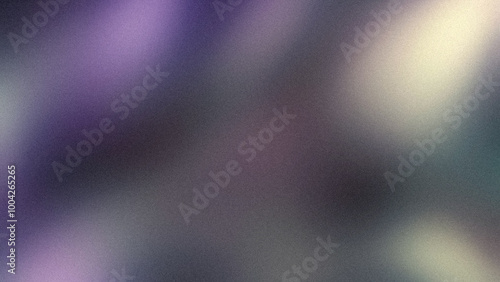 Dark purple blue gray spot color gradient grainy texture backdrop design background. Abstract modern noisy gradient soft colors, website header, poster and banner.