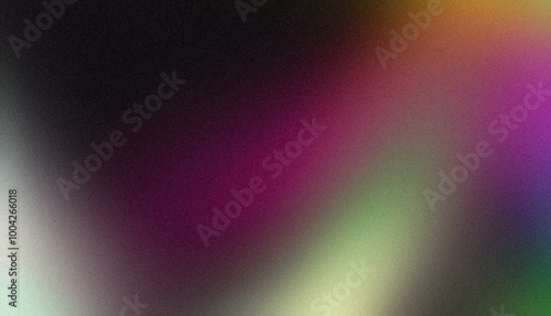 Dark pink magenta green blue color gradient grainy texture backdrop design background. Abstract modern noisy gradient soft colors, website header, poster and banner.