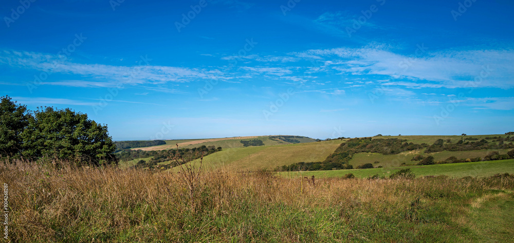 View of the South Downs from Eastbourne View of the South Downs from Eastbourne