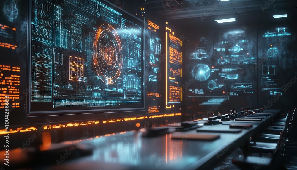 Teacher-led learning with glowing holographic lesson plans in a futuristic classroom Futuristic Hologram Minimalist Teacher-led learning with glowing holographic lesson plans in a futuristic classroom Futuristic Hologram Minimalist