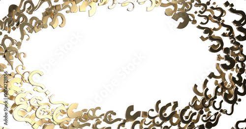 question icons, original 3d...