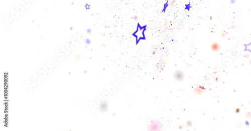 Abstract Colorful Splatter