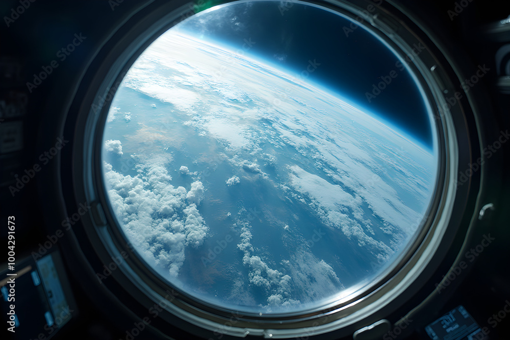 view of the earth from a space capsule view of the earth from a space capsule