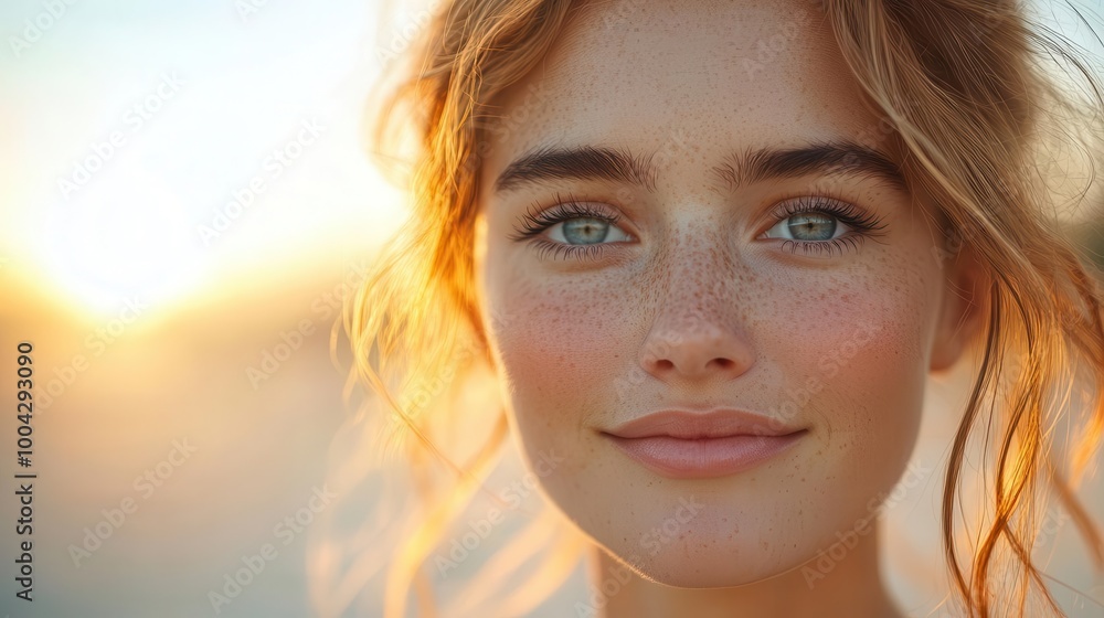 radiant young woman with flawless skin exuding confidence and beauty amidst a serene backdrop symbolizing selfcare and modern skincare rituals radiant young woman with flawless skin exuding confidence and beauty amidst a serene backdrop symbolizing selfcare and modern skincare rituals