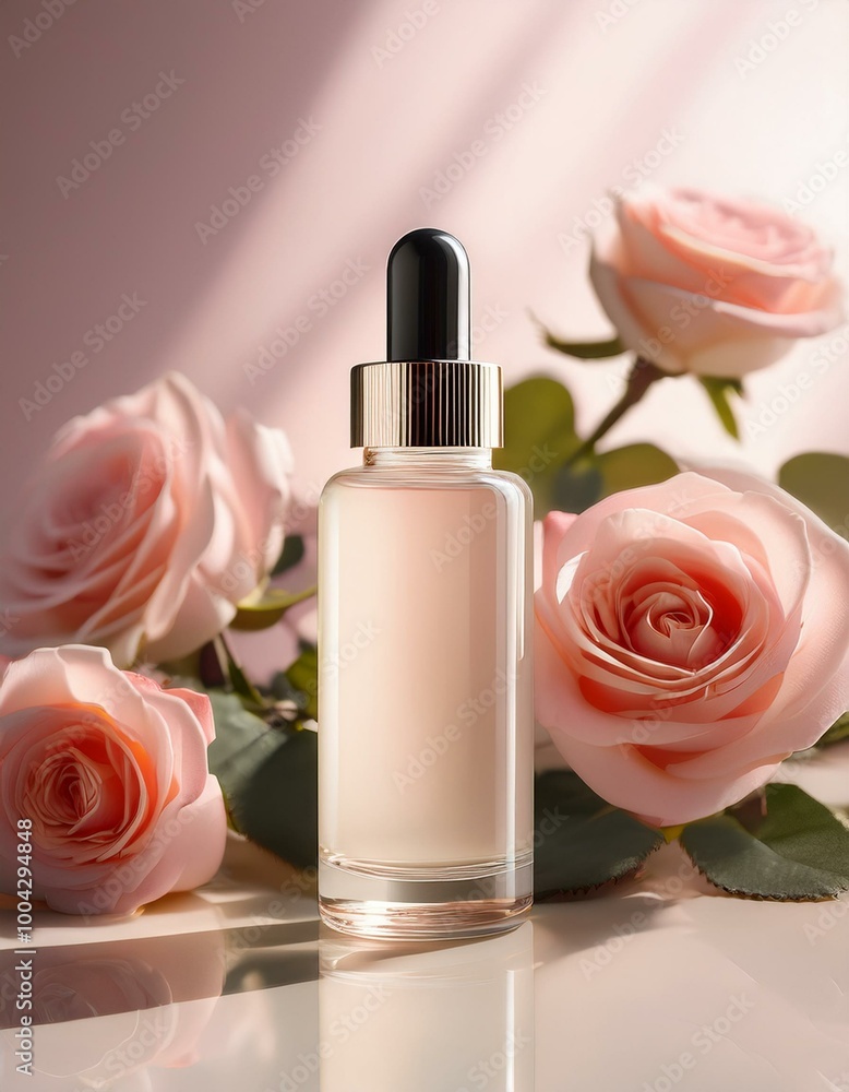 Rose scented serum bottle Rose scented serum bottle