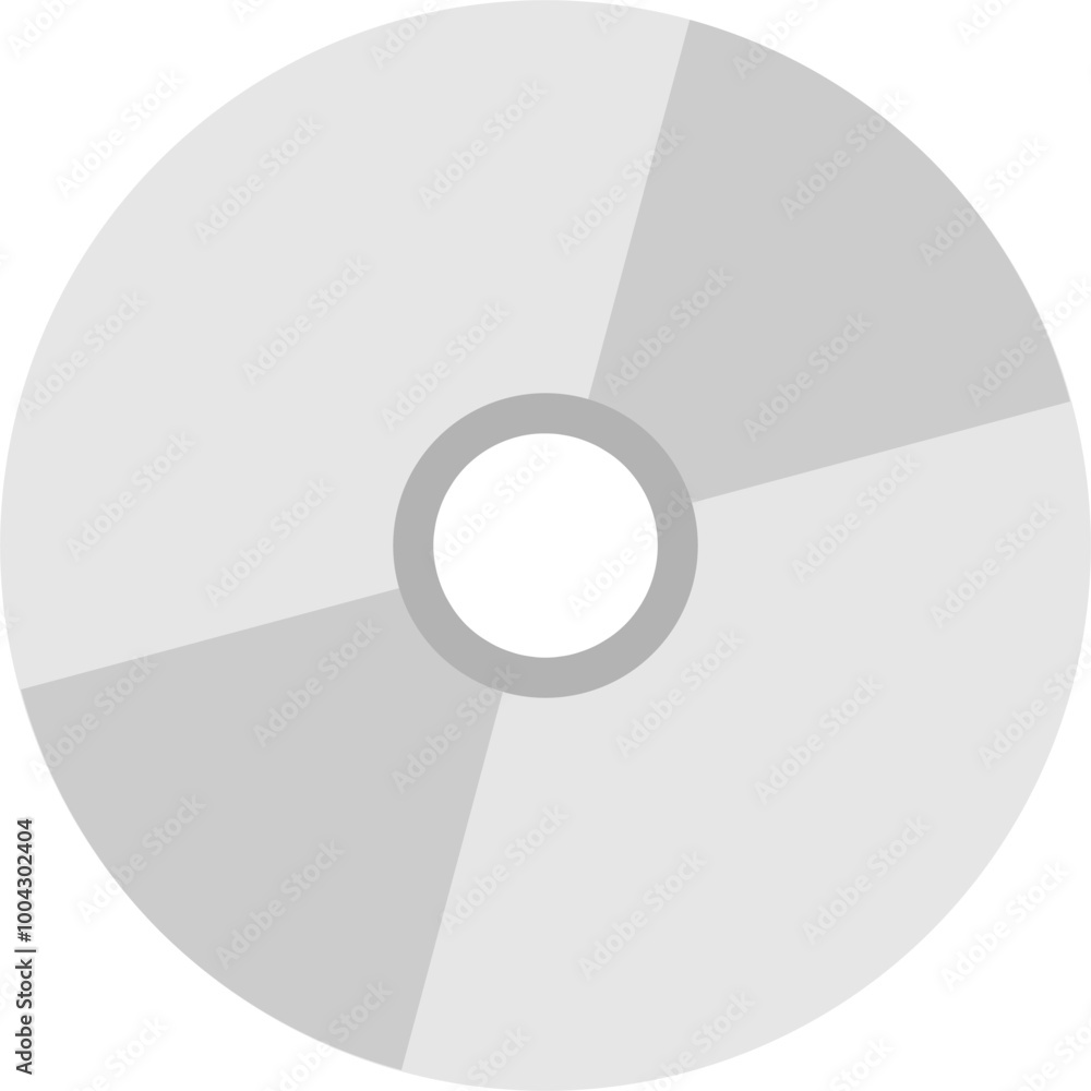 Simple and minimalist CD icon. Simple and minimalist CD icon.