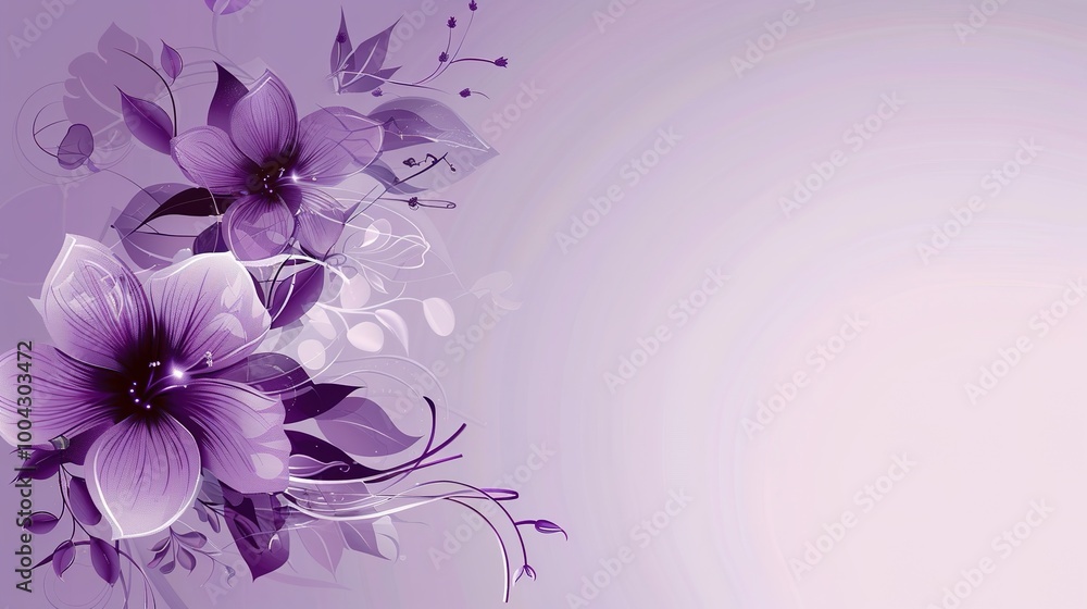Obraz premium Elegant Simple Design on Purple Background: A Chic and Minimalist Vision. Admire the Beauty and Simplicity.