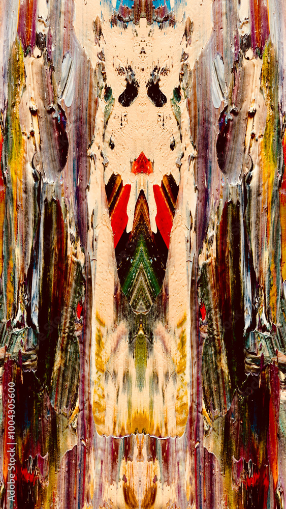 Fototapeta premium abstract background wallpaper. Modern motif visual art. Mixtures of oil paint. Trendy hand painting canvas. Wall decor and Wall art prints Idea. 3D Texture. Art object 