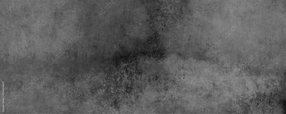 Obraz premium Dark grey abstract concrete wall grunge texture stain wall cracks papercut decorative vintage wall background.