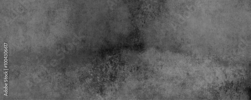 Dark grey abstract concrete wall grunge texture stain wall cracks papercut decorative vintage wall background.