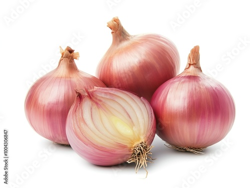 Wallpaper Mural Whole onion isolated on a white background Torontodigital.ca
