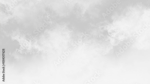 abstract white fluffy clouds mist fog smoke curling isolated on transparent background