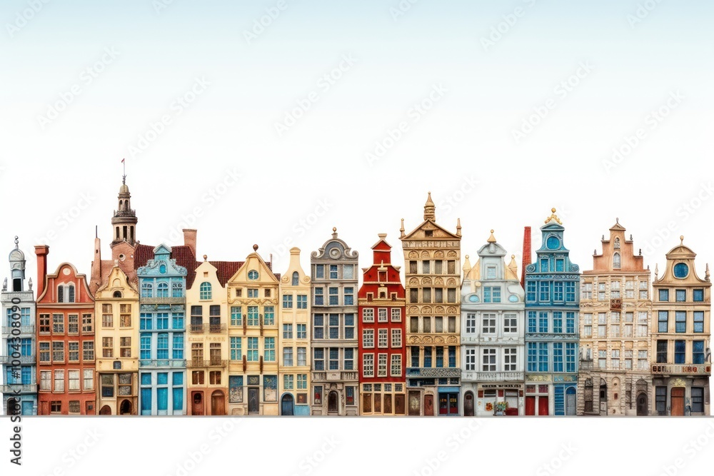 Naklejka premium Architecture metropolis cityscape outdoors.