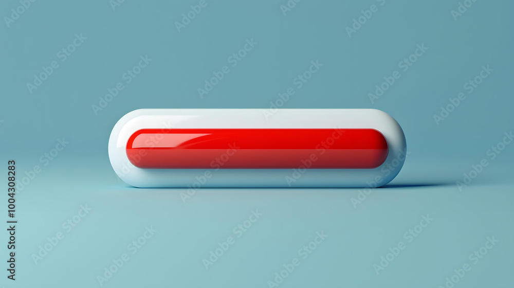 Progress Bar Icon User Interface UI 3D Progress Bar Icon User Interface UI 3D