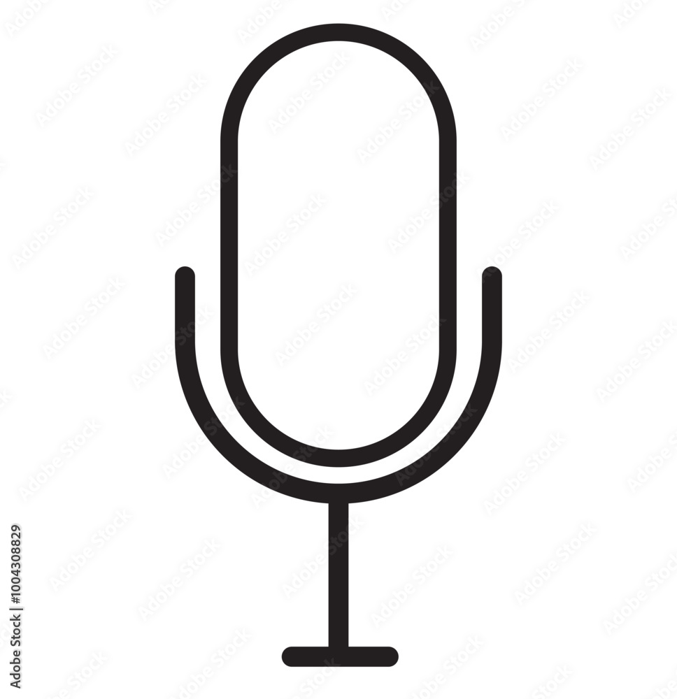 Microphone icon set. audio speech podcast mic vector symbol. thin line microphone pictogram. voice record mike icon in black filled and outlined style. Microphone icon set. audio speech podcast mic vector symbol. thin line microphone pictogram. voice record mike icon in black filled and outlined style.